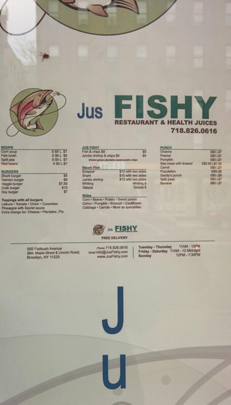 Jus Fishy Menu image 4